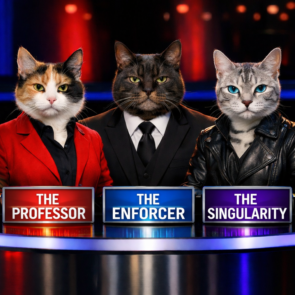 The Professor, The Enforcer, and The Singularity